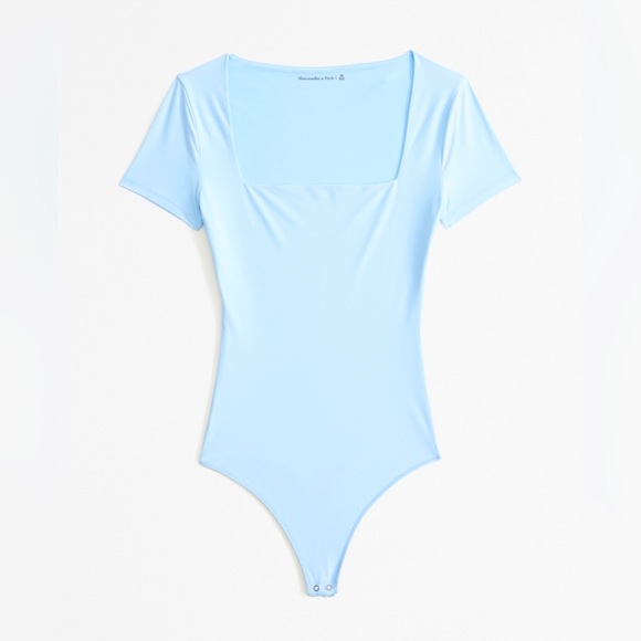 Abercrombie & Fitch Tops - Abercrombie & Fitch NWT Soft Matte Seamless Squareneck Bodysuit